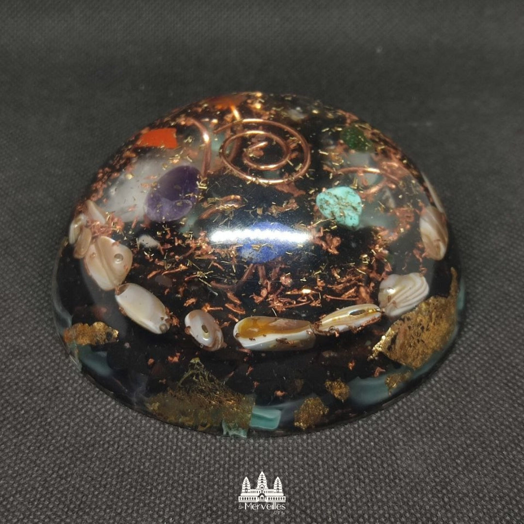 Orgonite Dôme 7 chakras