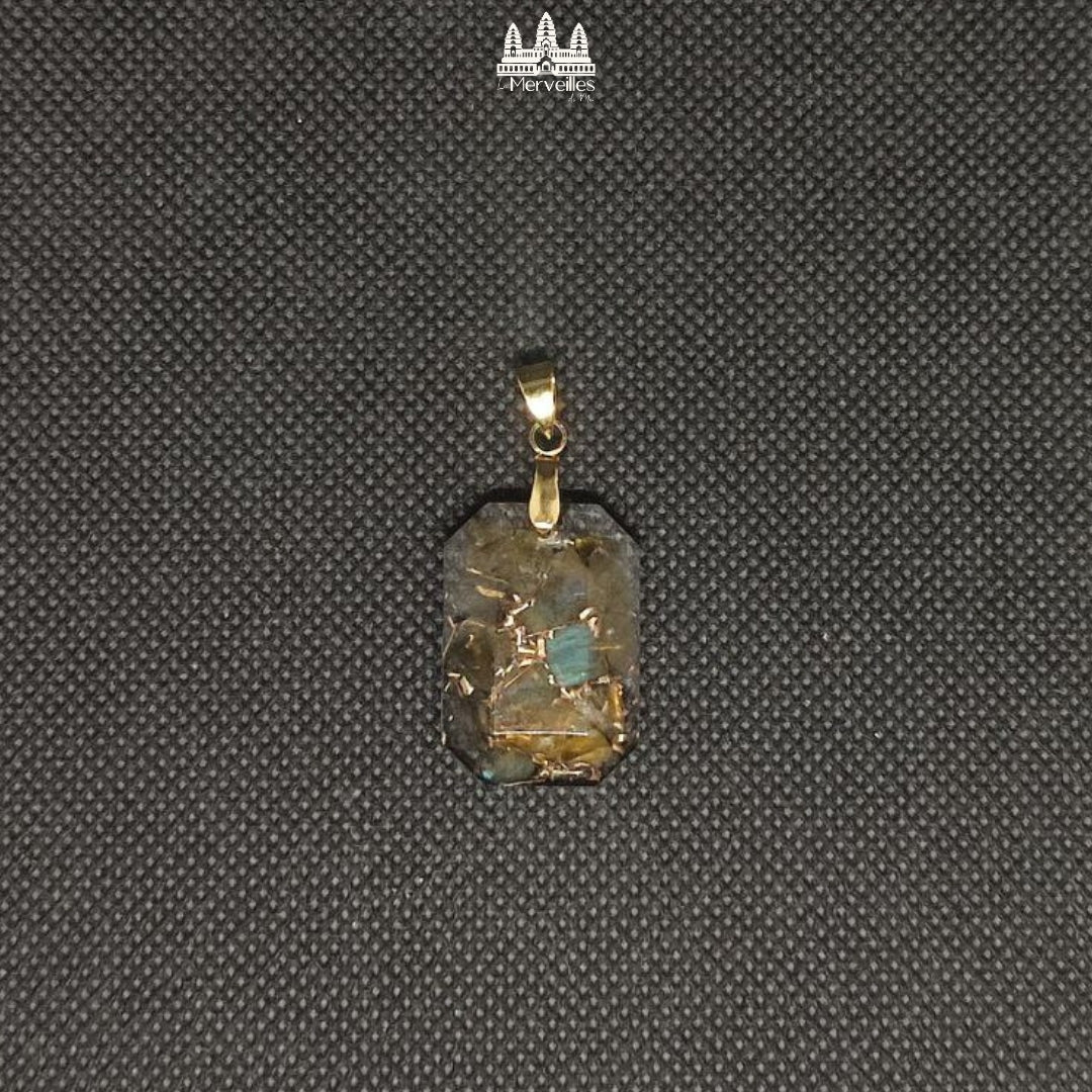 Pendentif orgonite Labradorite ( Petit format )