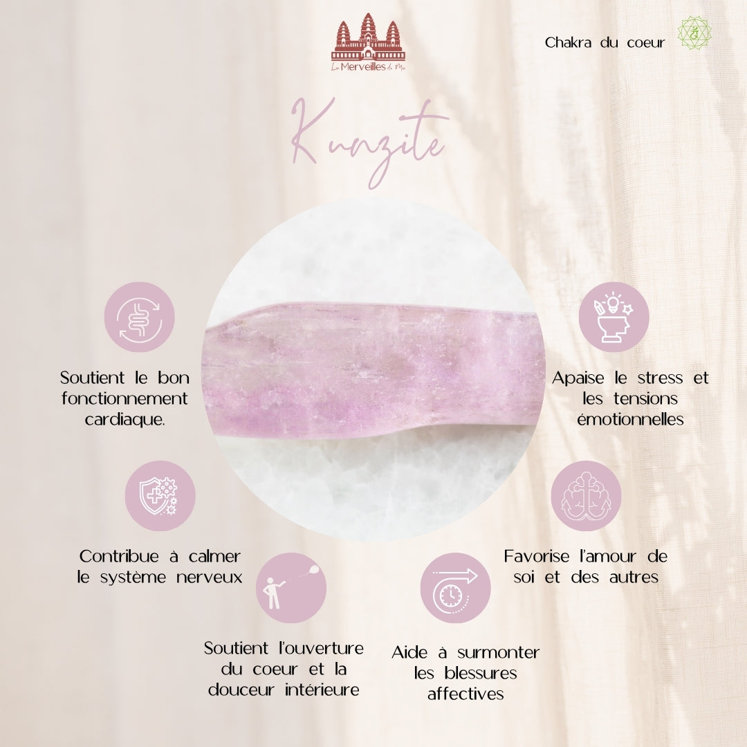 Orgonite conique – Kunzite, Quartz Rose & Lapis Lazuli