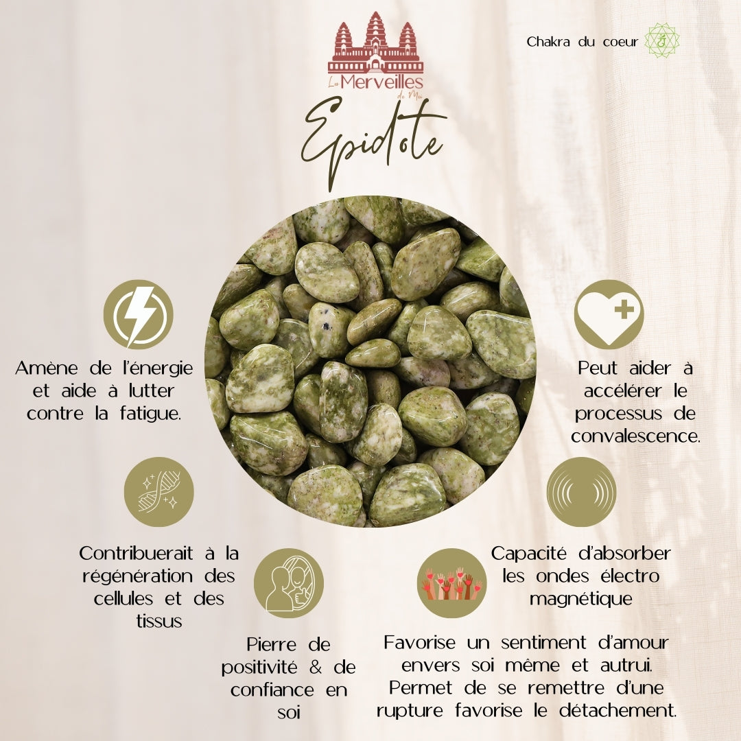 Orgonite conique – Épidote, Jaspe Paysage & Labradorite