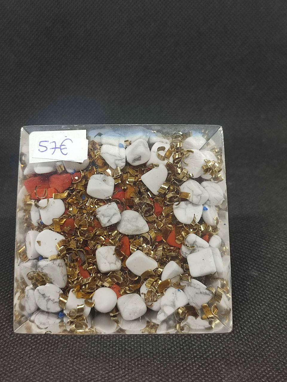 Orgonite pyramidale Nombre d'Or