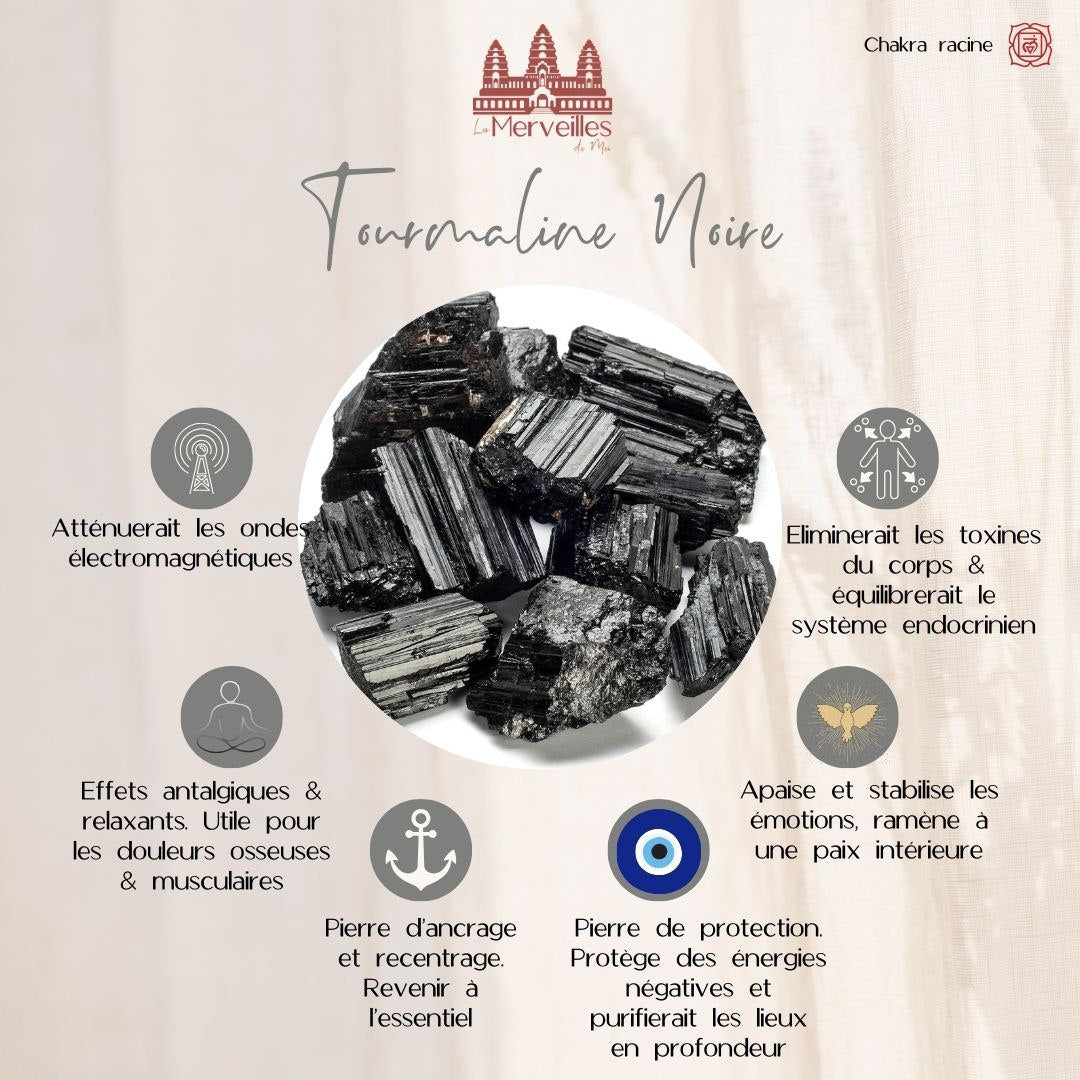 Orgonite dôme – Tourmaline Noire, Pyrite, Œil de Tigre & Œil de Nazzar