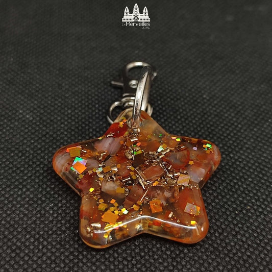 Porte-clé Orgonite – Cornaline