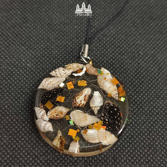 Porte-clé Résine Coquillage – Chakra du Cœur