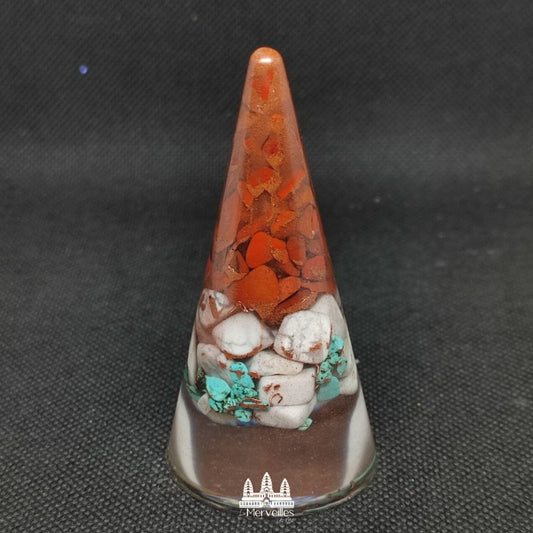 Orgonite Conique – Vitalité & Harmonie