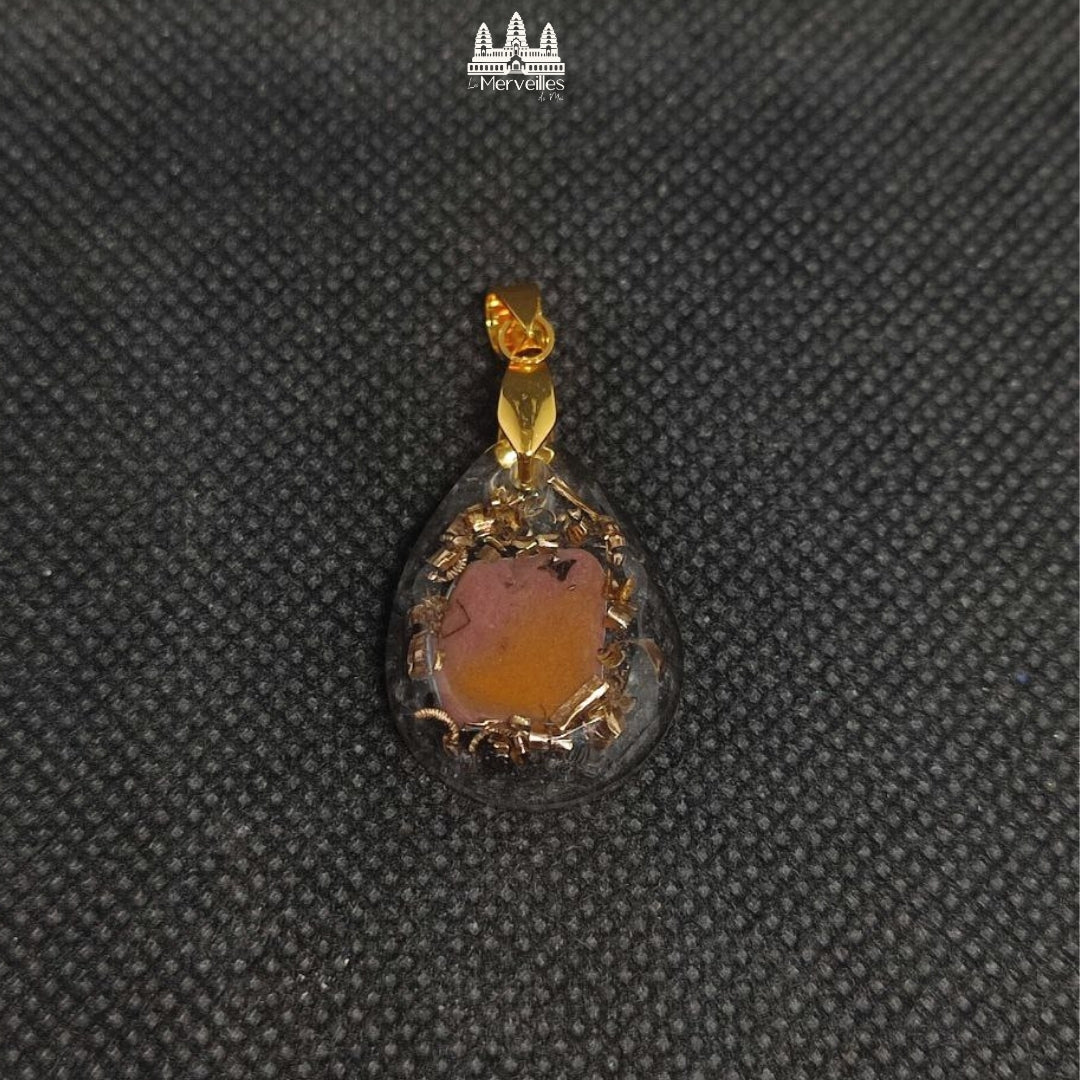 Pendentif orgonite Jaspe Mokaite [petit format]