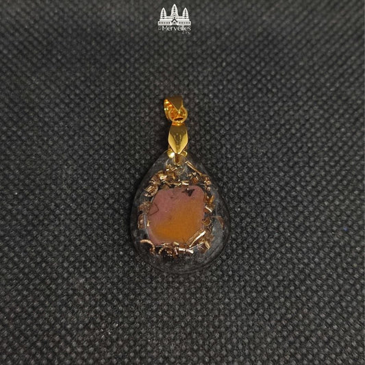 Pendentif orgonite Jaspe Mokaite [petit format]