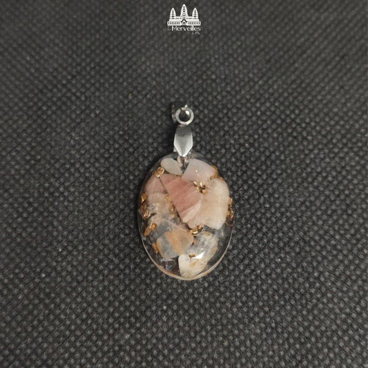 Pendentif orgonite Pierres de Lune ( Petit format )
