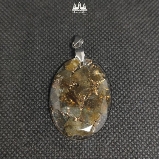 Pendentif orgonite Labradorite (Moyen format )