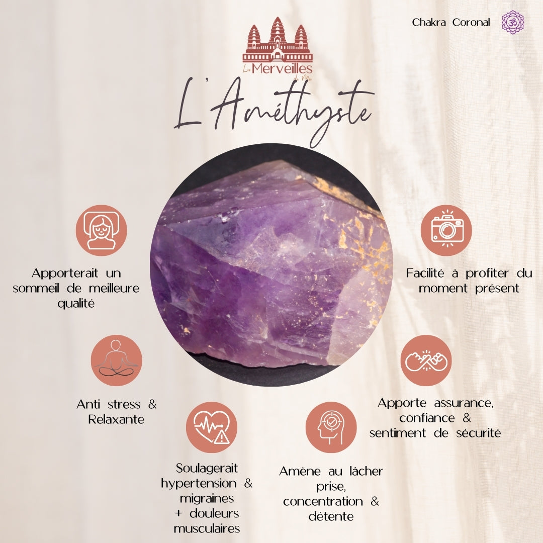 NOUVEAUTE ! Orgonite Pyramidale Améthyste & Jaspe Paysage