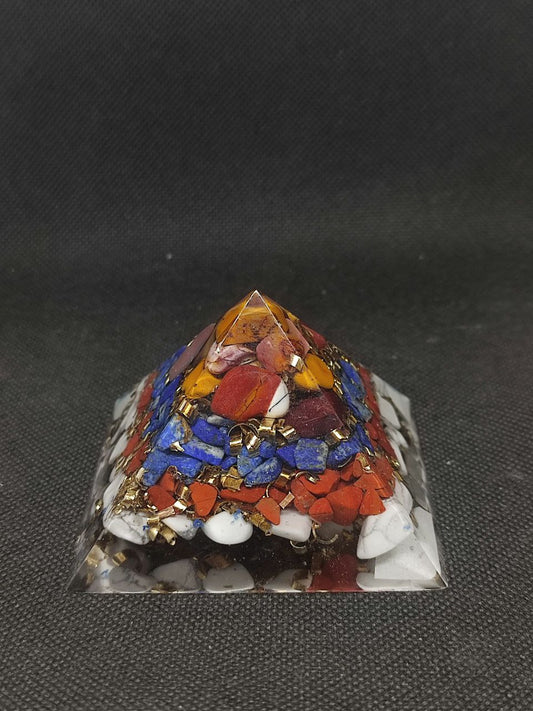 Orgonite pyramidale Nombre d'Or