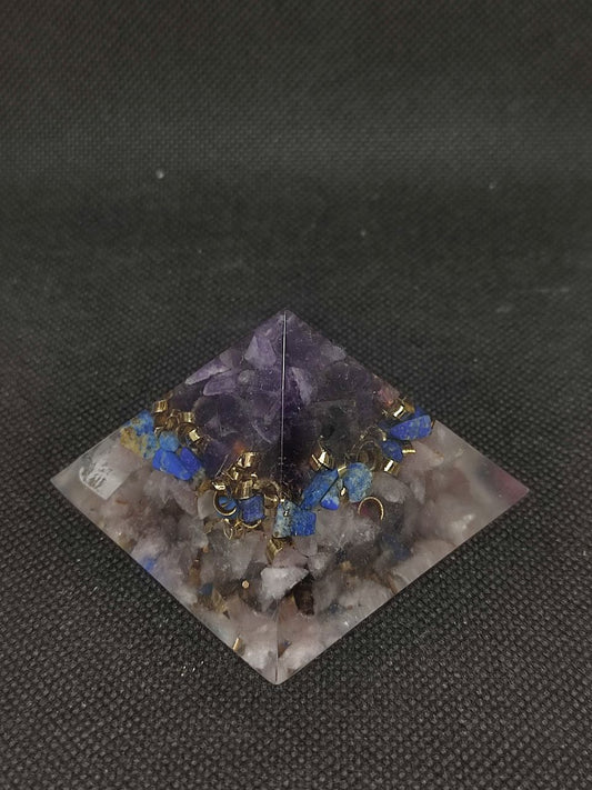 Orgonite pyramidale Nombre d'Or